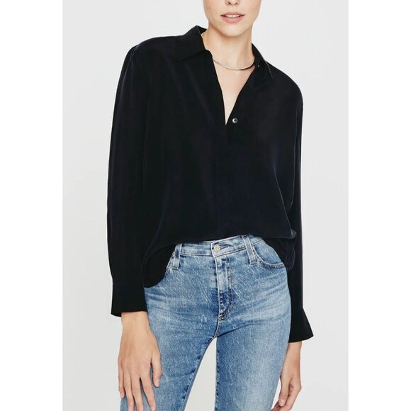 AG Adriano Goldschmied Shiela Classic Button Up Shirt Medium - Picture 1 of 10